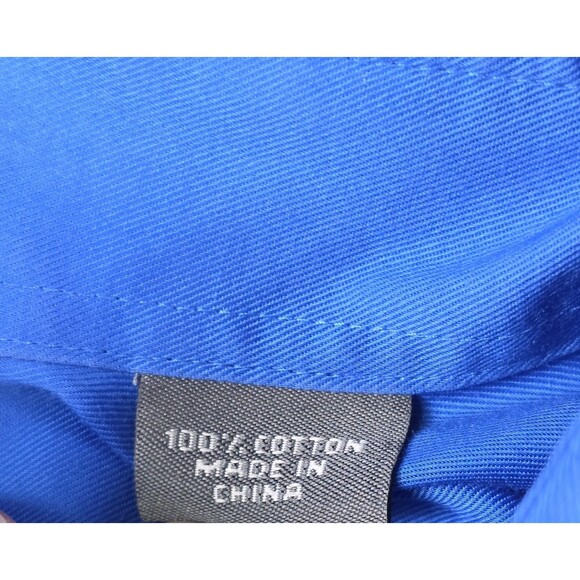 Kenneth Cole Reaction No Iron Royal Blue Large 18-18.5 36/37 - Picture 4 of 6